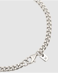 Kuzzoi - ICONIC EXCLUSIVE - Curb Chain Bracelet with Enamel Detail in 925 Sterling Silver