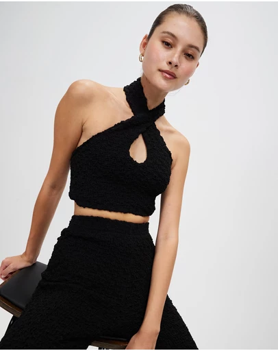 Third Form - Popcorn Halter Top