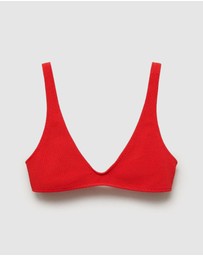M.N.G - Solene Textured Bikini Top