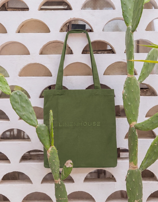 Linen House - Linen House Embroidered Tote Bag