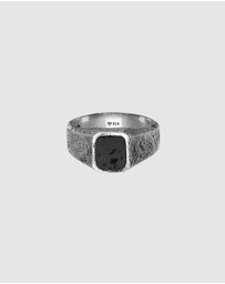 Haze & Glory - ICONIC EXCLUSIVE - Ring Signet Ring Firestarter in 925 Sterling Silver