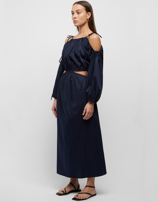 FRIEND of AUDREY - Yolanda Tie Cut Out Dress