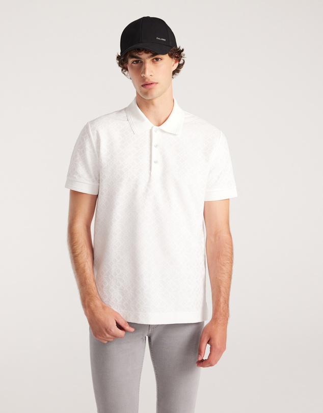 Calibre - Solid Monogram Polo White