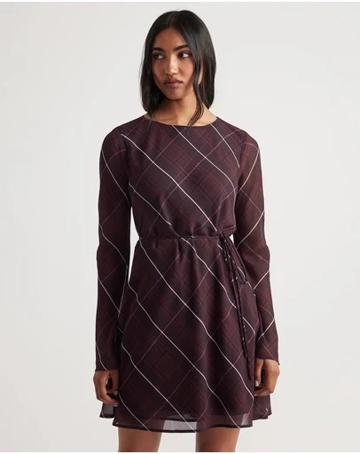 Decjuba - Chelsea Check Mini Dress