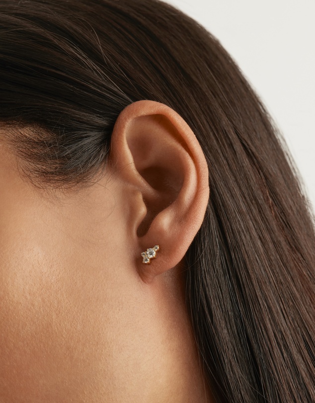 By Charlotte - Mist Stud Earrings