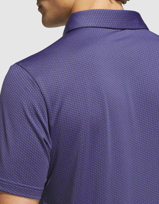 adidas Performance - Performance Textured Print Polo Shirt