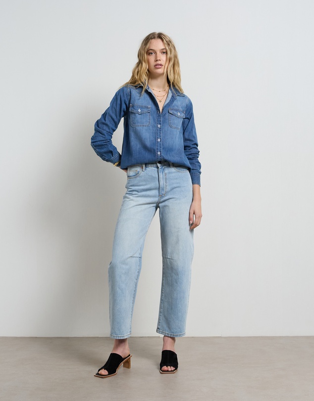 DRICOPER DENIM - Valiant Blue Denim Shirt