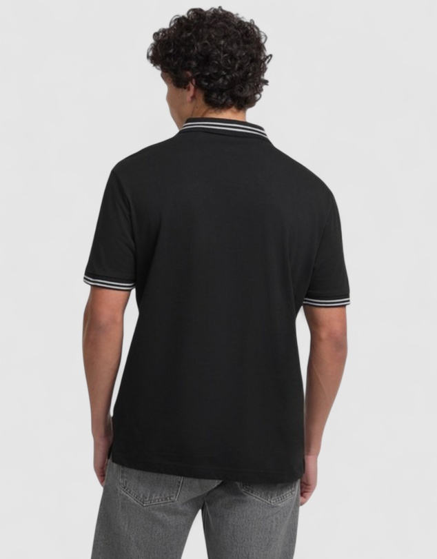 GUESS - GUESS JEANS Short Sleeve Regular Soccer Polo T-Shirt