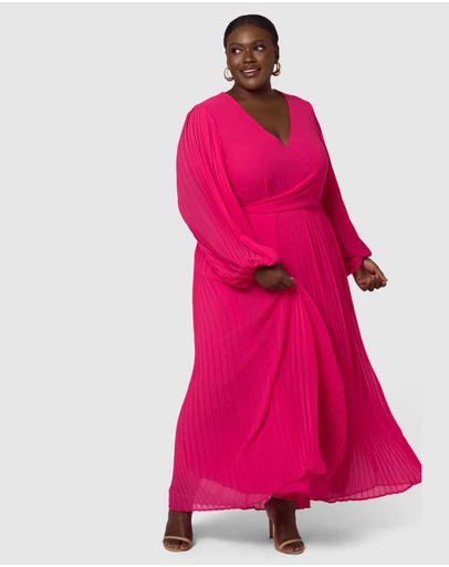 Pink Dusk by Curve Project - Seduce Maxi Dress