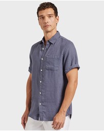 Academy Brand - Hampton Linen Short Sleeve Shirt