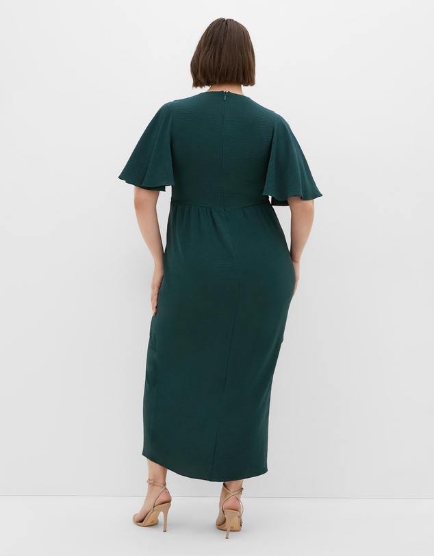 City Chic - Braelynn Drape Maxi Dress