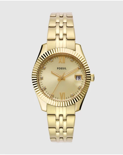 Fossil - Scarlette Gold Tone Analogue Watch