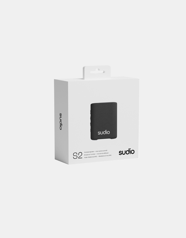 Sudio - S2 - Wireless Portable Bluetooth Speaker, Broadcast enabled, IPX5