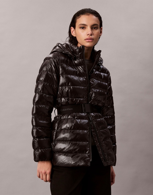 Calvin Klein - Lightweight Belted Puffer Jacket