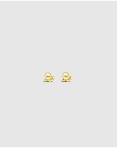 Ichu - Tiny Details Studs Gold