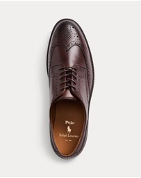 Polo Ralph Lauren - Asher Leather Wingtip Shoes - Men's