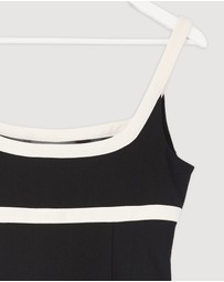 Revibe - Repaired BY JOHNNY. Calypso Splice Mini Dress - AU 10