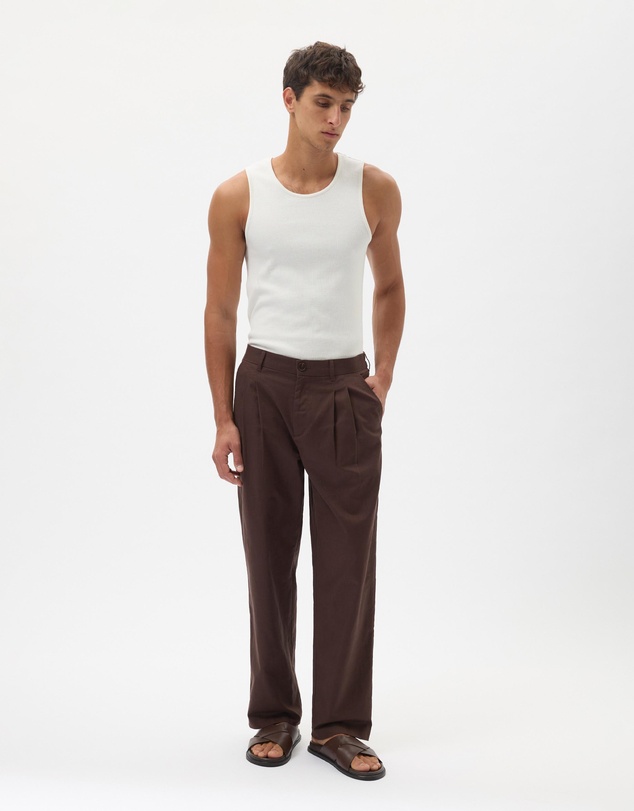 AERE - Leon Relaxed Pleated Pants