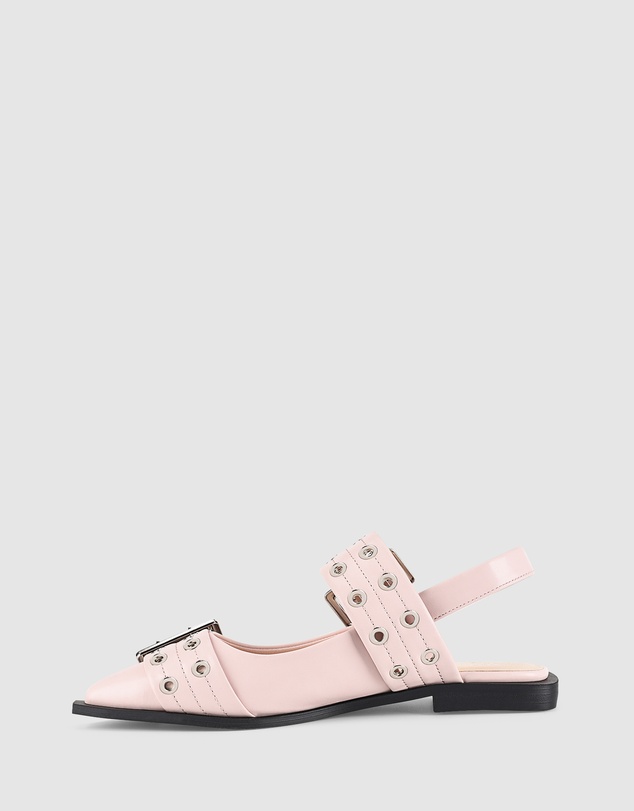 Verali - Clea Slingback Buckle Flats