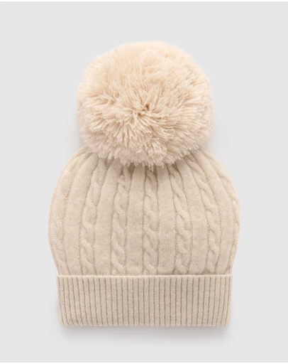 Purebaby - Cashmere Beanie -Kids-Babies