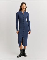 Toorallie - Variegated Rib Cardigan Dress