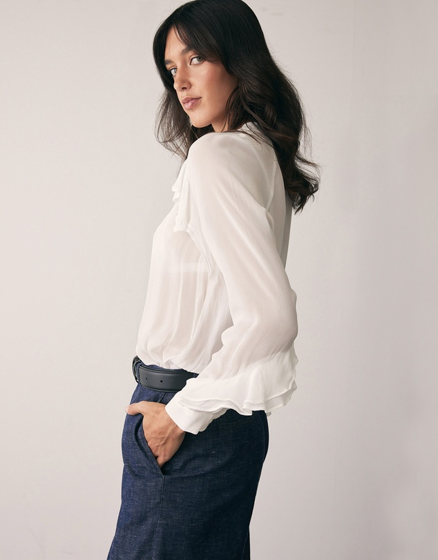 Esmaee - Bloom Ruffle Shirt