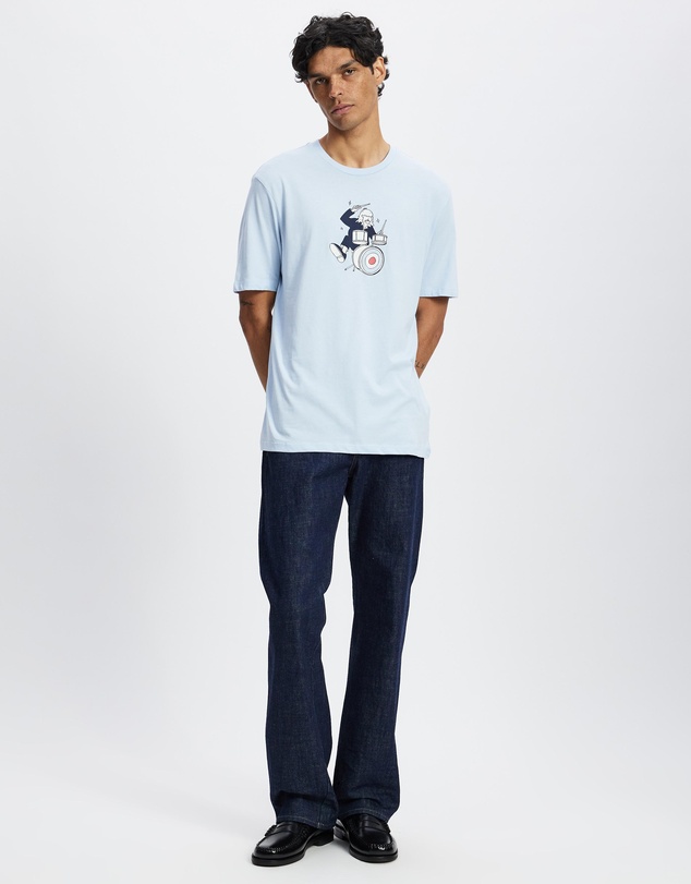 Ben Sherman - Drummer Target Cotton T-Shirt