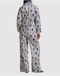 Polo Ralph Lauren - Madison Cotton Long Sleeve Button Down Pyjama Set