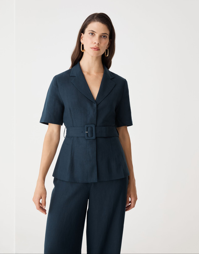 Forcast - Phoebe Linen Lyocell Blazer