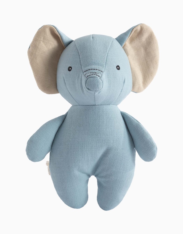 Living Textiles - Small Linen Animal - Eddie the Elephant