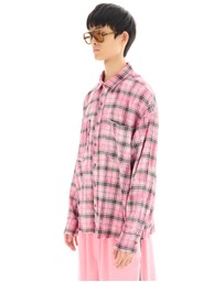 THE TALES - Washed Oversized Willow Check Shirt
