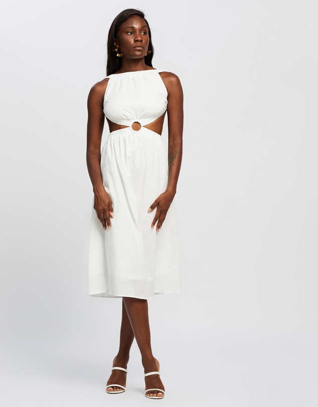 Cut Out Midi Dress By Reverse Online The Iconic Australia
