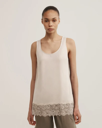 Witchery - Lace Hem Tank Top