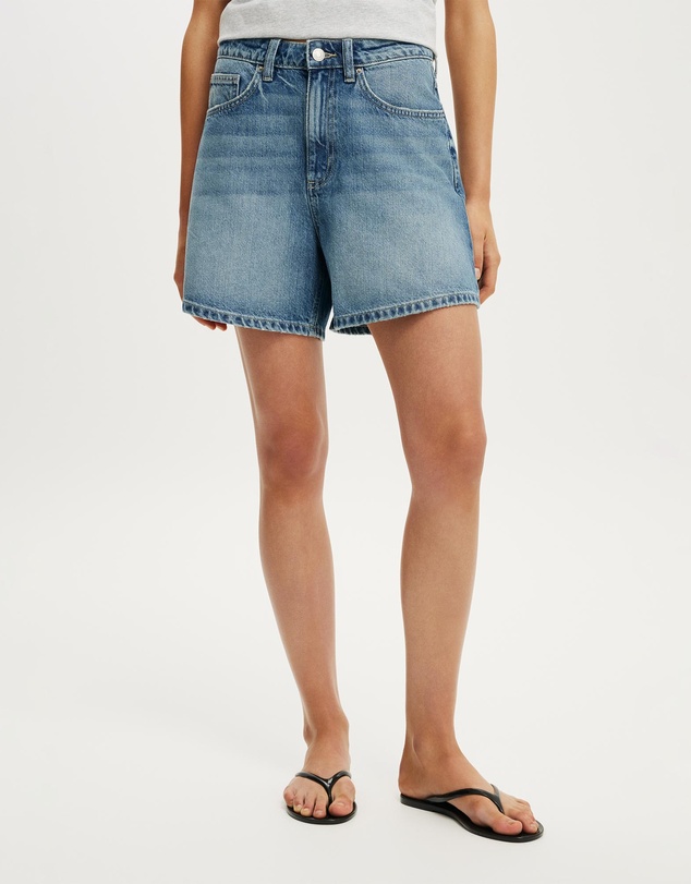Cotton On - High 90 S Denim Short