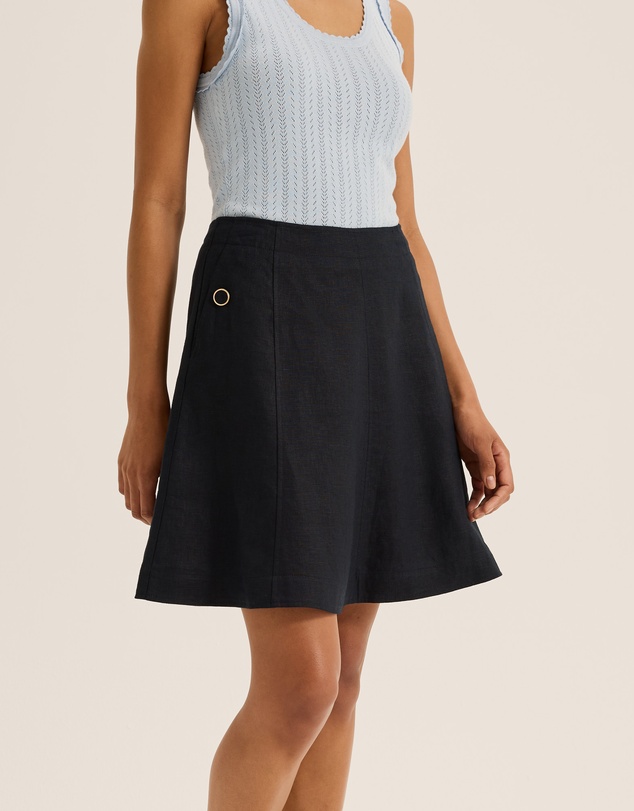 Review - Jane Linen Mini Skirt