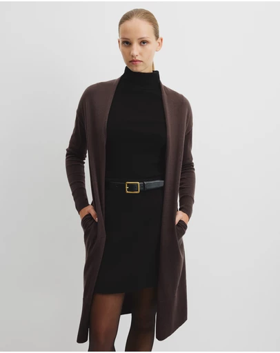 Country Road - Lightweight Merino Longline Cardigan