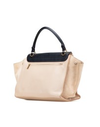 Pre-Loved by Azura Reborn - Pre-Loved Medium Bicolor Calfskin and Suede Trapeze Satchel