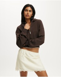 Cotton On - Oversized Zip Through Hoodie