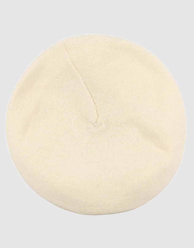Max Alexander - European Made Cream Soft Wool Beret
