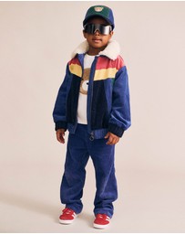Huxbaby - Colour Block Cord Panel Cap - Babies-Kids