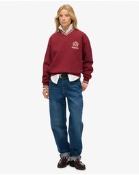 Superdry - Country Club Loose V Crew