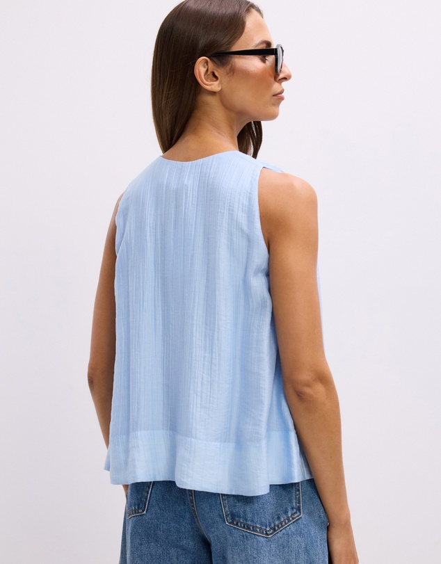 The Fated - Lila Gathered Neck Blouse