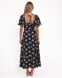 Petal & Pup - Savani Maxi Dress - Black Floral