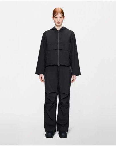 RAINS - Suva Hardshell Short String Women's Jacket Black