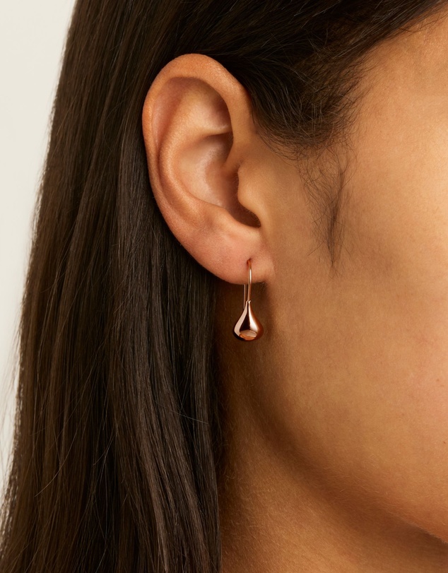 Najo - Baby Tears Rose Gold Earring