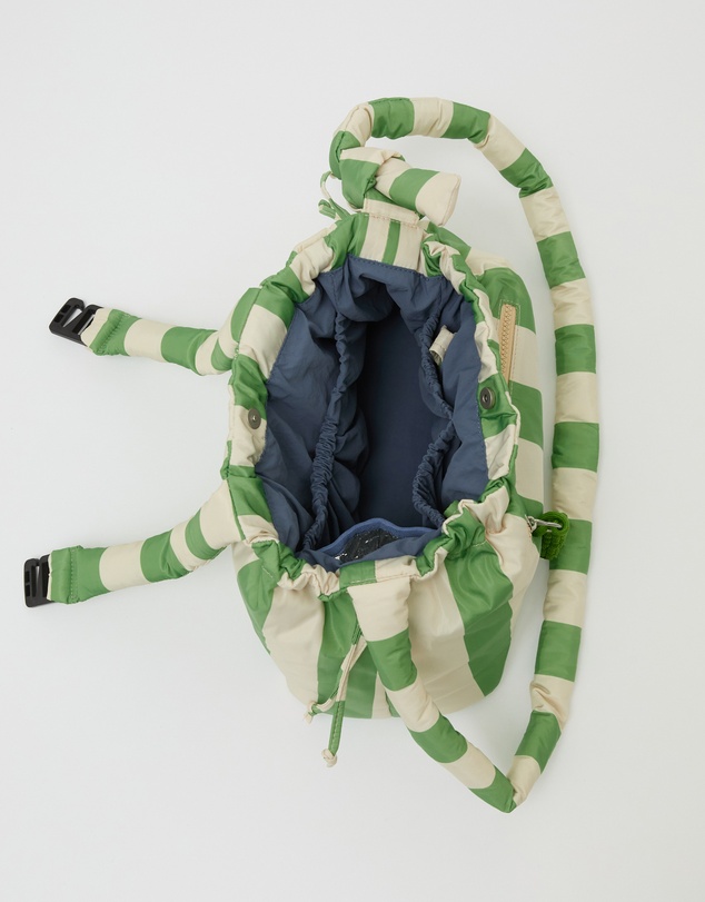 Phile - Pram Caddy - Green Stripes
