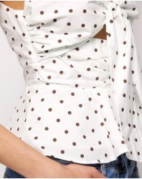 AERE - Juniper Tie Front Top