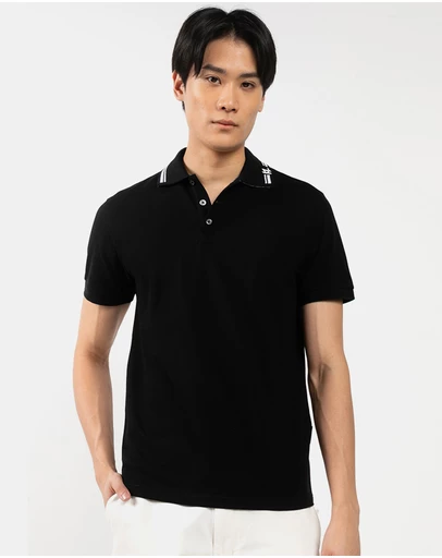 Karl Lagerfeld - Contrast Piping Polo Shirt