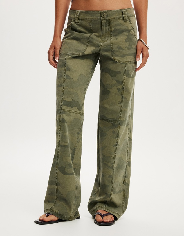 Cotton On - Lexi Low Rise Utility Pant