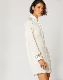 Winona -  Aubrey Shirt Dress White